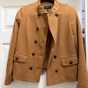 Talbots Military Style Camel Jacket/Blazer Size 8P